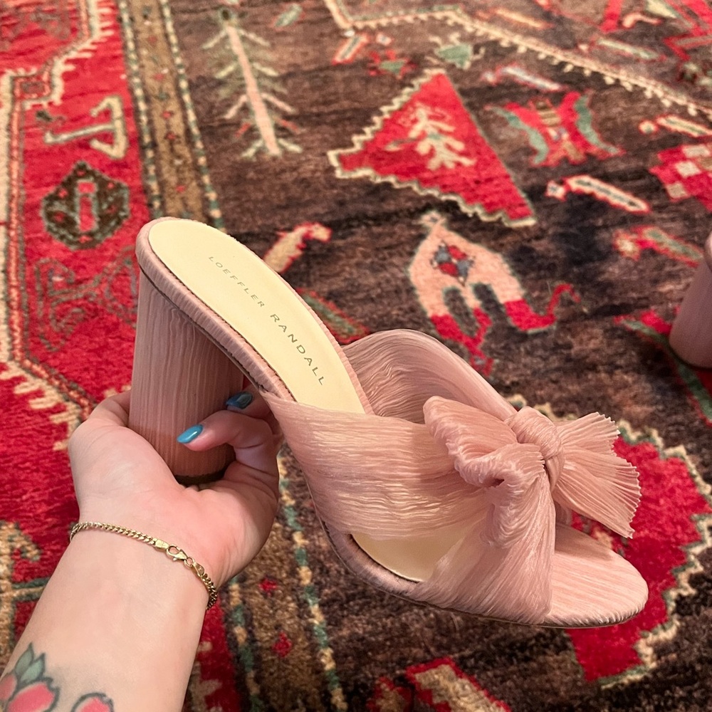 Loeffler Randall pleated sandals